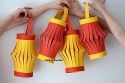 Nouvel an chinoise lanterne